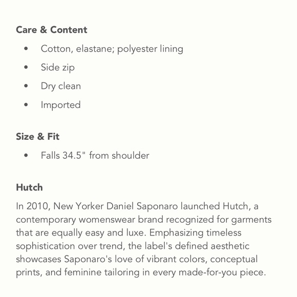 Anthropologie Hutch sleeveless collared dress 👗 - Picture 3 of 3